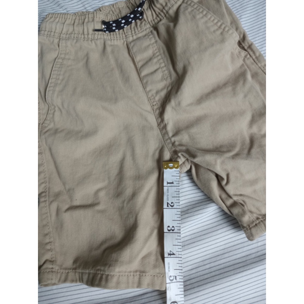 Canyon Club Flat Front Drawstring Shorts Beige Boys Sz 6 - Picture 9 of 12